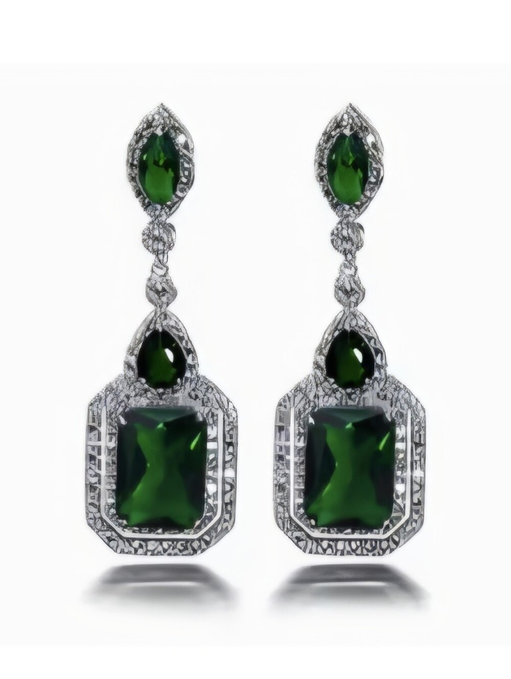 NEW RETRO HANGING EARRINGS - Picture 1 of 1